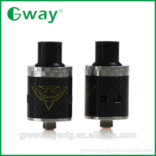 Heavy Taste original Lancer RDA, fashion huge vapor rda, carbon fibre, factory price